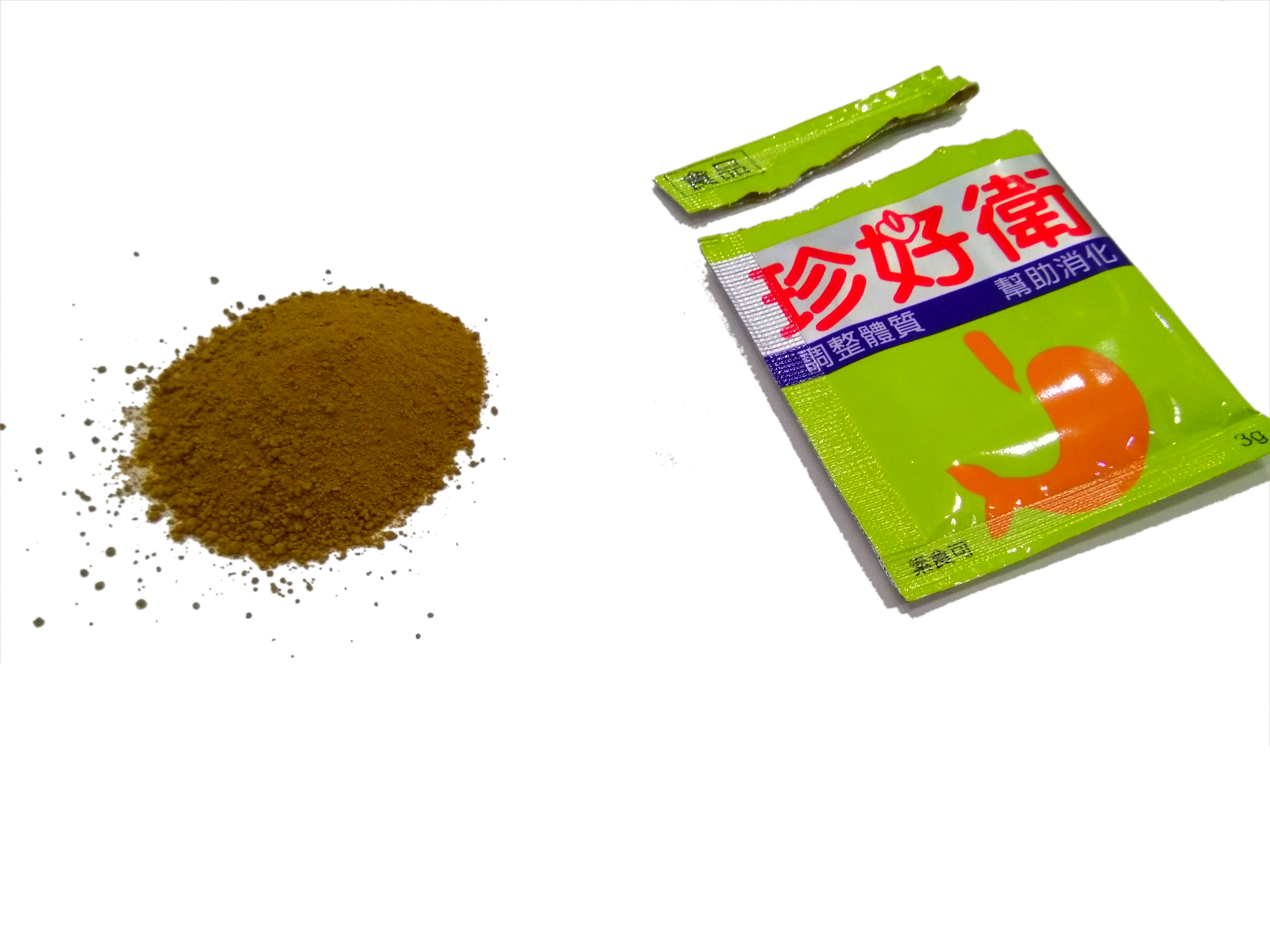 珍好衛 粉末 撕開的鋁袋